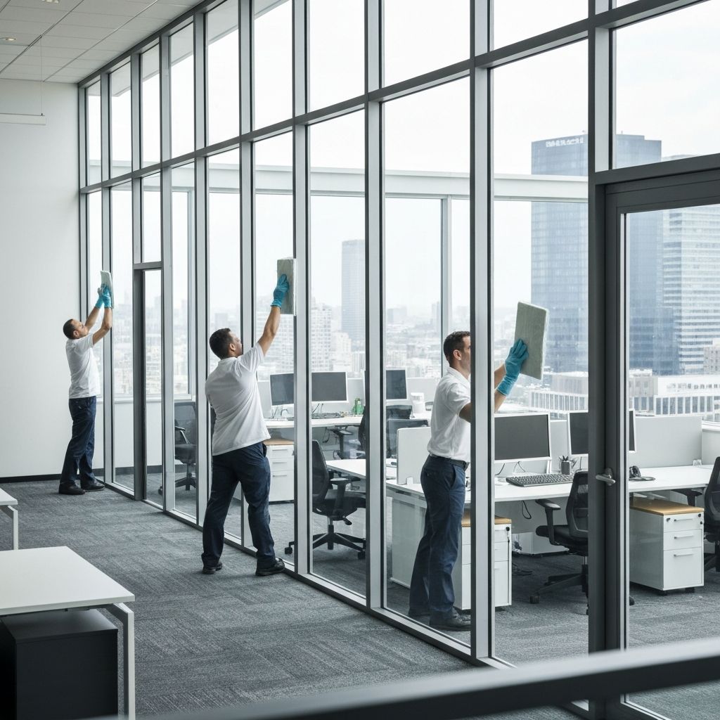 تنظيف المكاتب